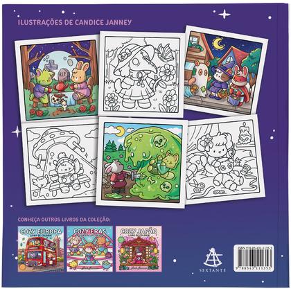 Imagem de Livro - Cozy & Spooky – Livro de colorir