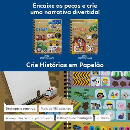 Imagem de Livro - Crie Histórias em Papelão: Na Estrada
