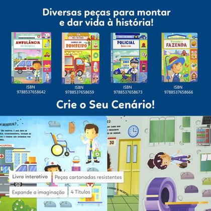 Imagem de Livro - Crie o seu Cenário! Policial Salva o Dia