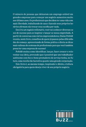 Imagem de Livro - Crie um negócio milionário