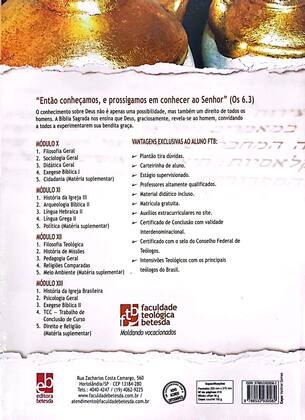 Imagem de Livro Curso Avançado de Teologia - Capa Dura
