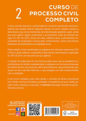 Imagem de Livro - Curso de Processo Civil Completo - 4ª ED 2025 - Volume 2