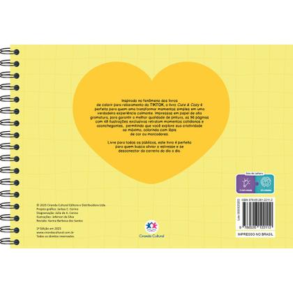 Imagem de Livro - Cute and Cozy Yellow - Livro de Colorir