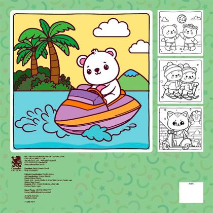 Imagem de Livro - Cute & Comfy Coloring Book for Adults - Bold Easy - Livro de Colorir Adulto