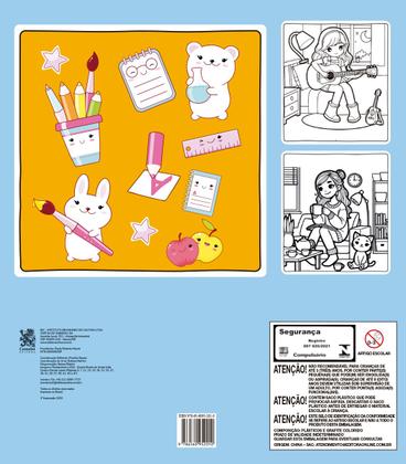 Imagem de Livro - Cute & Comfy Momentos das Meninas - Edição de Luxo - 12 Lápis de Cor