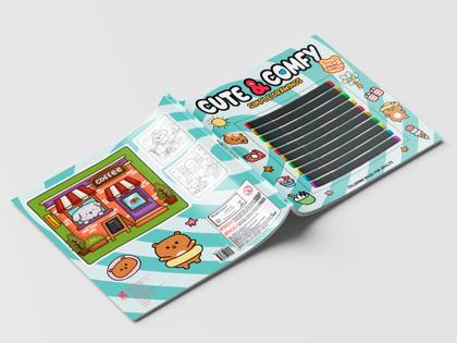 Imagem de Livro - Cute & Comfy New Edition - Simple Drawings - Livro de Colorir Adulto