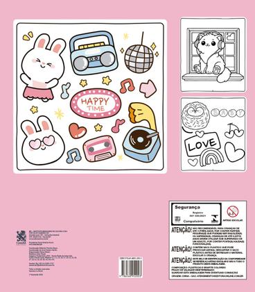 Imagem de Livro - Cute & Comfy Sem Estresse - Edição de Luxo - 12 Lápis de Cor