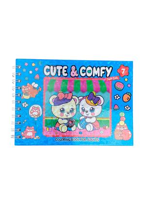 Imagem de Livro - Cute & Comfy Super Extra - Livro de Colorir Adulto - Capa Dura Holográfica