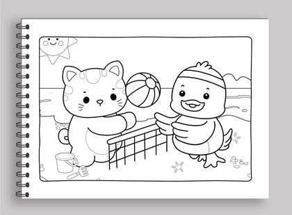 Imagem de Livro - Cute & Comfy Super Special - Livro de Colorir Adulto - Esportes ao Ar Livre - Capa Holográfica