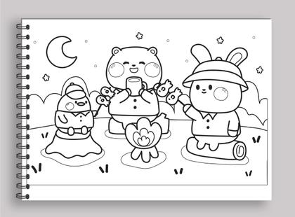 Imagem de Livro - Cute & Comfy Super Special - Livro de Colorir Adulto - Momentos de Tranquilidade - Capa Holográfica