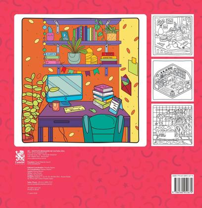 Imagem de Livro - Cute & Cute Coloring Book for Adults - Bold Easy - Livro de Colorir Adulto
