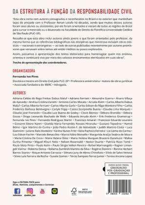Imagem de Livro - DA ESTRUTURA À FUNÇÃO DA RESPONSABILIDADE CIVIL - 1ª ED - 2021