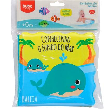 Imagem de Livro de Banho da Buba para Bebês Fundo do Mar