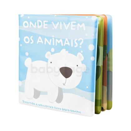 Imagem de Livro De Banho Onde Vivem Os Animais Infantil Educativo Bebê