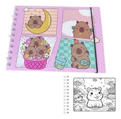 Imagem de Livro De Colorir Bobbie Good Capivara 48 Páginas Capa Dura