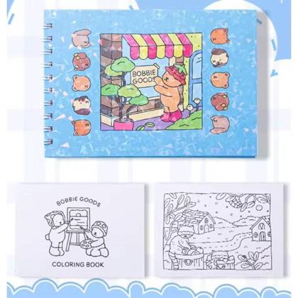 Imagem de Livro De Colorir Bobbie Goods Caderno Espiral Com Desenhos 50 Páginas