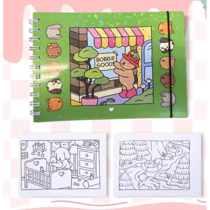 Imagem de Livro De Colorir Bobbie Goods Caderno Espiral Com Desenhos 50 Páginas