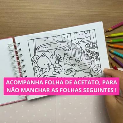Imagem de Livro De Colorir Bobbie Goods Caderno Espiral Com Desenhos 50 Páginas