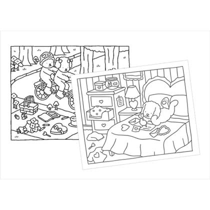 Imagem de Livro de Colorir Bobbie Goods Capa Dura 50 Folhas Caderno de Desenho Pintura