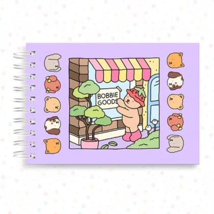 Imagem de Livro De Colorir Bobbie Goods Capa Dura 50 Páginas + Canetinhas Colorir De 36 Cores