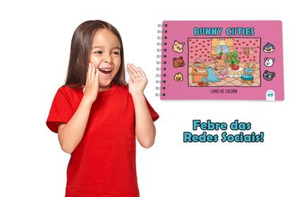 Imagem de Livro de Colorir Bunny Cuties Vale das Letras 64 Páginas
