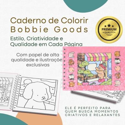 Imagem de Livro De Colorir Capa Dura Desenhos Variados Folha Acetato