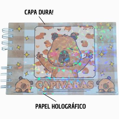 Imagem de Livro de Colorir Capivara estilo Bobbie Goods - Capa Dura - 48 folhas - Marrom