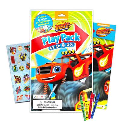 Imagem de Livro de colorir e atividades Blaze and the Monster Machines