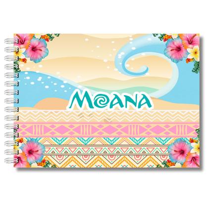 Imagem de Livro De Colorir Infantil Moana Desenhos Pintura Estilo Bobbie Goods Divertido e Relaxante