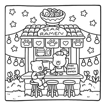 Imagem de Livro De Colorir Little Corner Cute & Confy 48 Páginas 4 Cores Diferentes