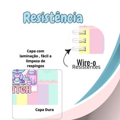 Imagem de Livro de Colorir Stitch Infantil 50 Folhas 120g Capa Dura com Acetato Desenhos Para Pintar Papel Grosso