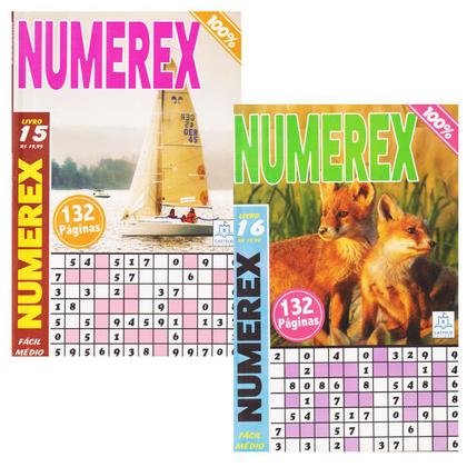 Livro de Passatempos Numerix Numerex 4 Vols. 520 Páginas - Castelo ...
