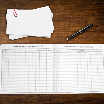 Imagem de Livro de registro específico para farmácia 100 Folhas Tamoio