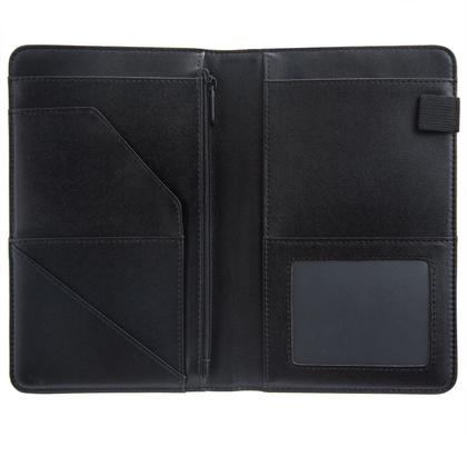 Imagem de Livro de servidor BECEERE PU rosa com bolso com zíper