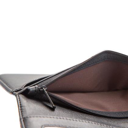 Imagem de Livro de servidor BECEERE PU rosa com bolso com zíper