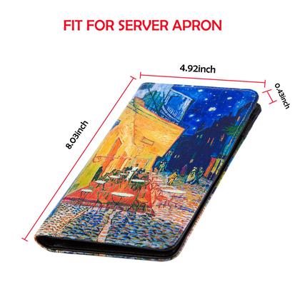 Imagem de Livro de servidor BECEERE PU rosa com bolso com zíper