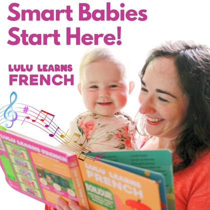Imagem de Livro de som francês Lulu Learns French Vol. 2 para crianças