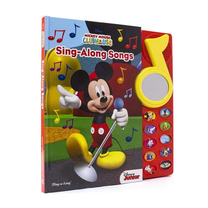 Livro de som PI Kids Mickey Mouse Clubhouse Sing-Along Songs - P I