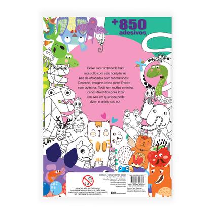 Imagem de Livro - Desenhe, imagine, crie e pinte monstros