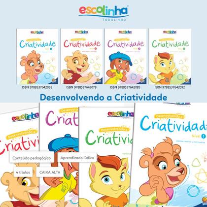 Imagem de Livro - Desenvolvendo a Criatividade: Nível 3 (Escolinha Todolivro)