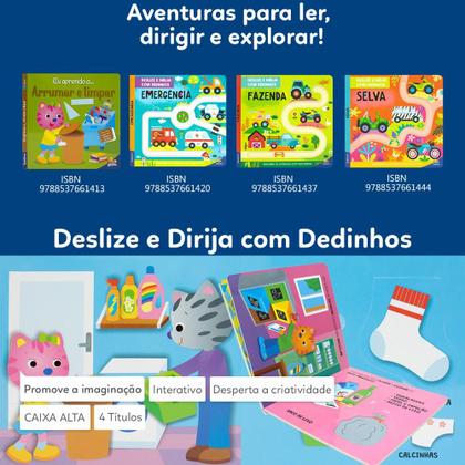 Imagem de Livro - Deslize e Dirija com Dedinhos: Construção