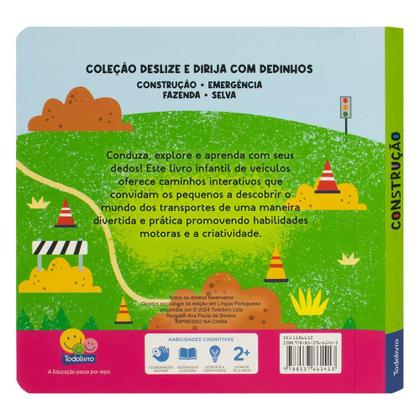 Imagem de Livro - Deslize e Dirija com Dedinhos: Construção