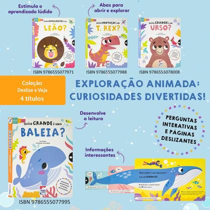 Imagem de Livro - Deslize e Veja: Quão grande é o urso?