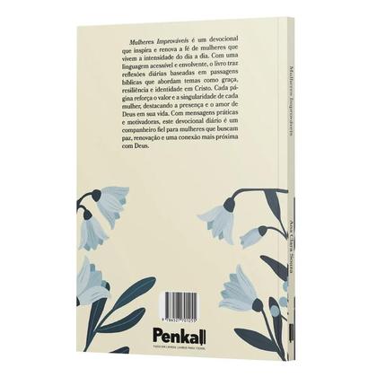 Imagem de Livro Devocional Mulheres Improváveis  Ana Clara Souza Penkal Cristão Evangélico Gospel Igreja Família Homem Mulher Jov