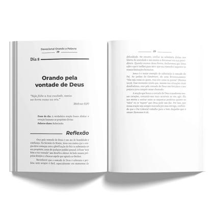 Imagem de Livro - Devocional Orando a Palavra - O poder da oração alinhado à Palavra de Deus