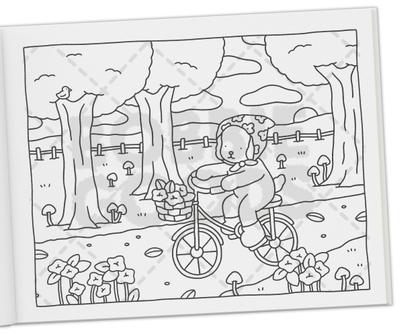 Imagem de Livro - Dias frios (Fall-Winter): Livro de colorir oficial Bobbie Goods – Edição em capa dura com cartela de adesivos