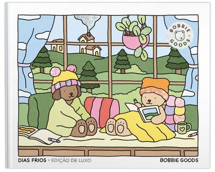 Imagem de Livro - Dias frios (Fall-Winter): Livro de colorir oficial Bobbie Goods – Edição em capa dura com cartela de adesivos