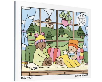Imagem de Livro - Dias frios (Fall-Winter) – Livro de colorir oficial Bobbie Goods