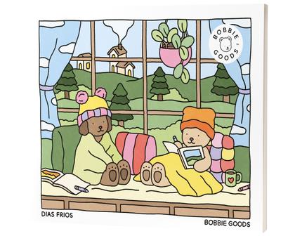 Imagem de Livro - Dias frios (Fall-Winter) – Livro de colorir oficial Bobbie Goods