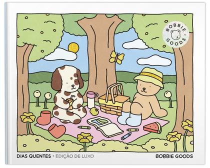 Imagem de Livro - Dias quentes (Spring-Summer): Livro de colorir oficial Bobbie Goods – Edição em capa dura com cartela de adesivos